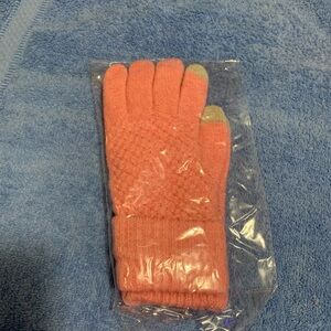 Pink Textured Gloves
